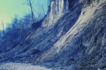 Erosion at Bluff Road bluffs